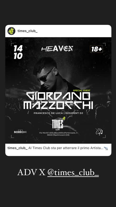 Advertising per Times Club